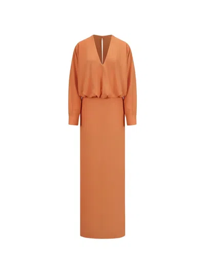 The Arkow Aurora Maxi Dress In Orange