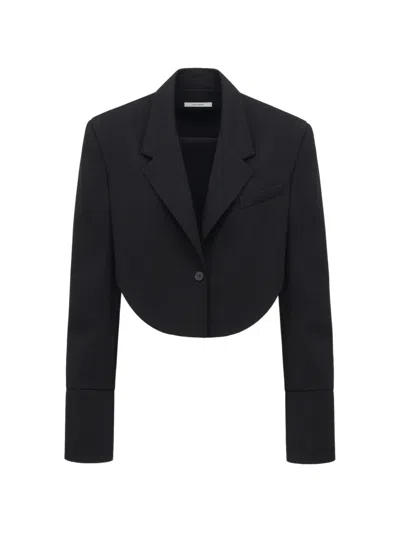 The Arkow Kira Cropped Blazer In Black