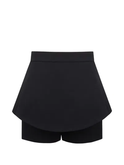 The Arkow Poppy Layered Shorts In Black