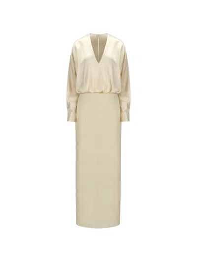 The Arkow Sienna V-neck Maxi Dress In Multi