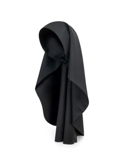 The Arkow Theresa Wool Headscarf In Orange