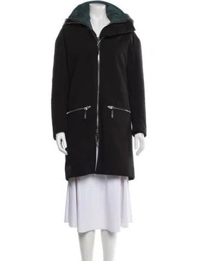 Pre-owned The Arrivals Coat In Black