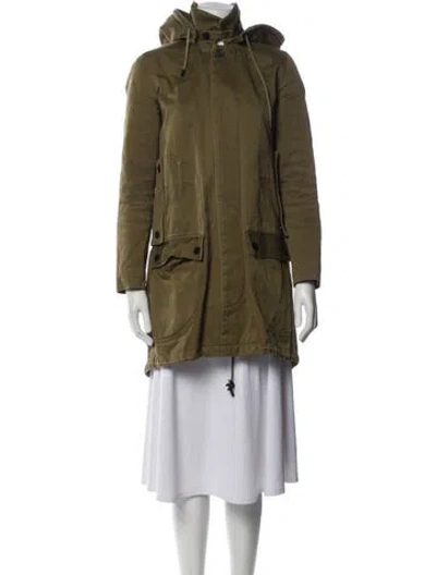 Pre-owned The Arrivals Coat In Green
