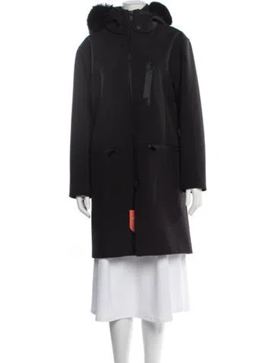 Pre-owned The Arrivals Down Coat In Black