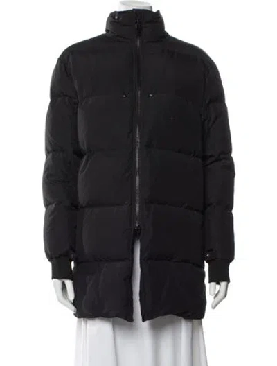 Pre-owned The Arrivals Down Coat In Black