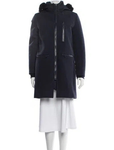 Pre-owned The Arrivals Down Coat In Blue