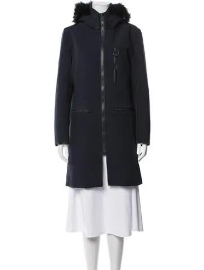 Pre-owned The Arrivals Down Coat In Blue