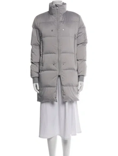 Pre-owned The Arrivals Down Coat In Gray