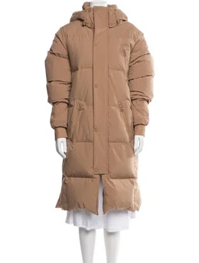 Pre-owned The Arrivals Down Jacket In Brown