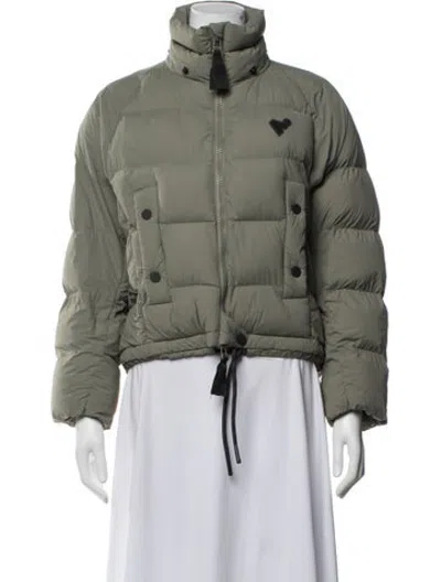 Pre-owned The Arrivals Down Jacket In Green