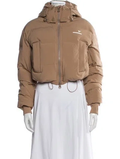 Pre-owned The Arrivals Down Jacket In Neutral