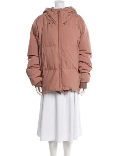 Pre-owned The Arrivals Down Jacket In Pink