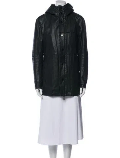 Pre-owned The Arrivals Fur Coat In Green