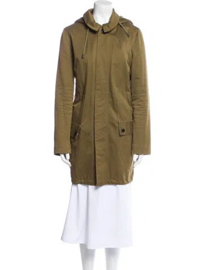 Pre-owned The Arrivals Fur Coat In Green