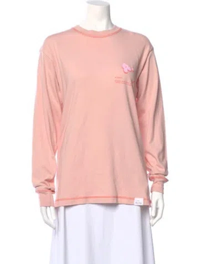 Pre-owned The Arrivals Graphic Print Crew Neck T-shirt W/ Tags In Pink