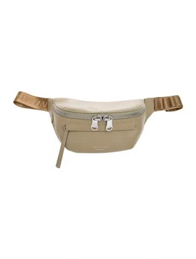 Pre-owned The Arrivals Leather Belt Bag In Neutral
