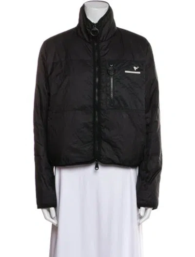 Pre-owned The Arrivals Nylon Down Jacket In Black