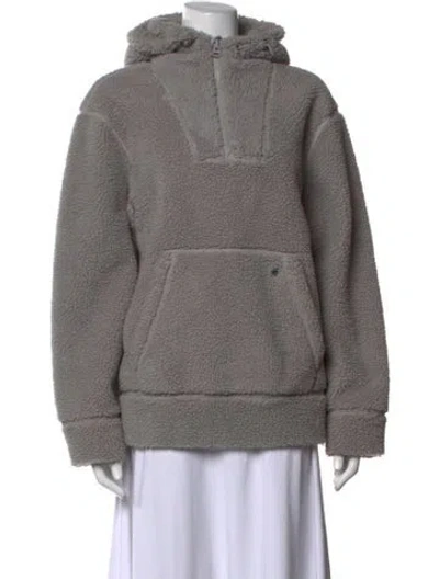 Pre-owned The Arrivals Open Front Sweater In Grey
