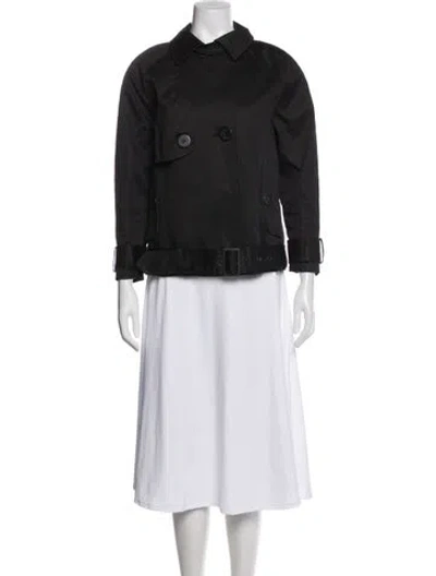Pre-owned The Arrivals Trench Coat In Black
