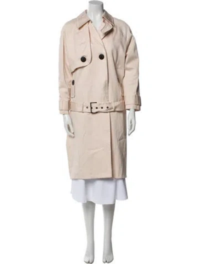 Pre-owned The Arrivals Trench Coat In Pink