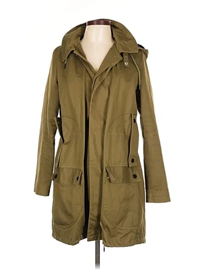 Pre-owned The Arrivals Trenchcoat In Green