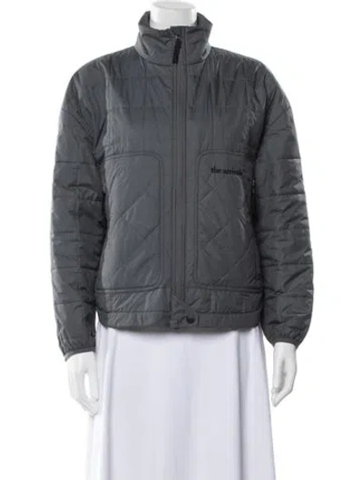 Pre-owned The Arrivals Utility Jacket In Gray