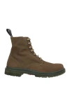 The Art Company Woman Ankle Boots Khaki Size 9 Leather In Brown
