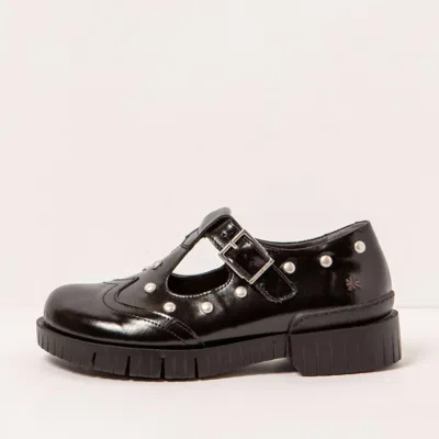 The Art Company Women's 1834s Leather Oxford Shoe In Black