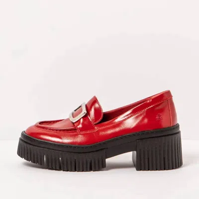 The Art Company Women's Vegan Leather Slip-on Loafers In Red
