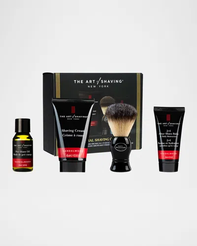 The Art Of Shaving Essential Shaving Set Sandalwood In White