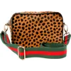 The Artisan & Company Leopard Leather Camera Bag