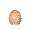The Artisan & Company Radiance Organic Natural Rattan Hanging Ceiling In Natural