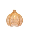 The Artisan & Company Whipped Rattan Pendant Hanging Light In Natural
