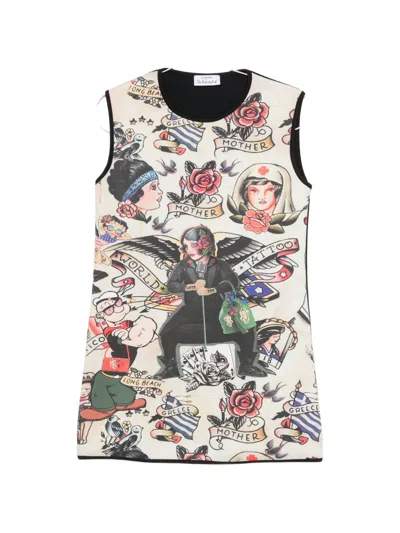 The Artistylist Graphic-print Mini Dress In Multi