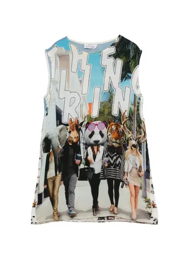 The Artistylist Graphic-print Sleeveless Blouse In Multi