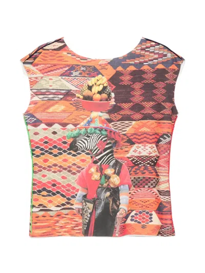 The Artistylist Graphic-print T-shirt In Orange