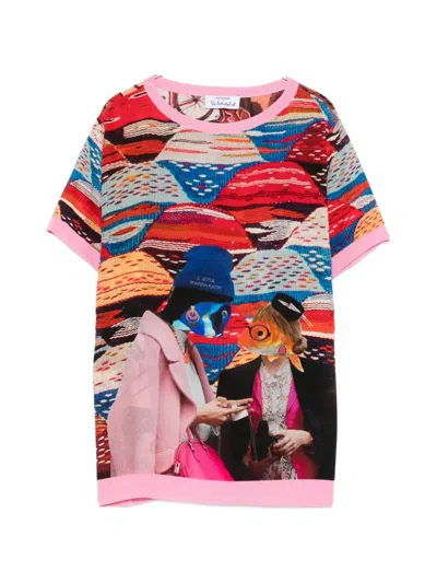 The Artistylist Graphic-print T-shirt In Pink
