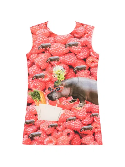 The Artistylist Raspberry-print Sleeveless Mini Dress In Multi