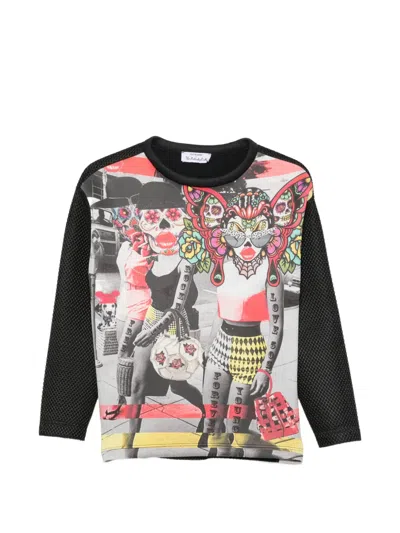 The Artistylist Skull Graphic-print Sweatshirt In Black