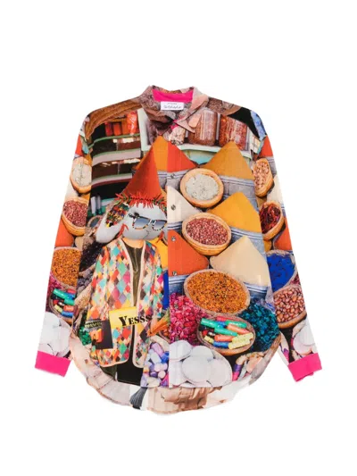 The Artistylist Spices Graphic-print Shirt In Multi