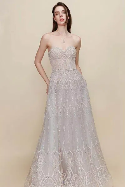 The Atelier Couture June Tulle Gown In Pink