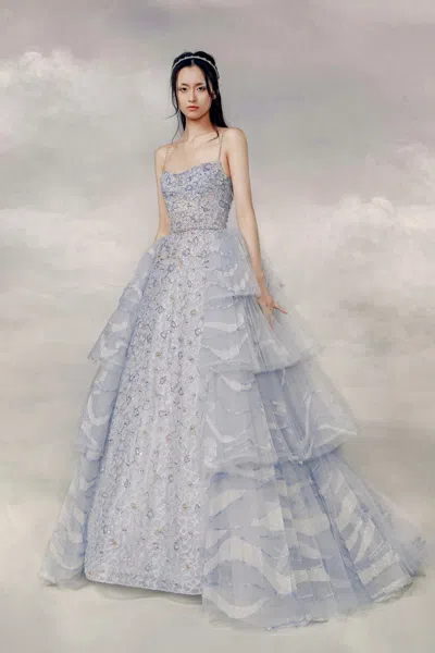 The Atelier Couture Pentti Gown In Blue