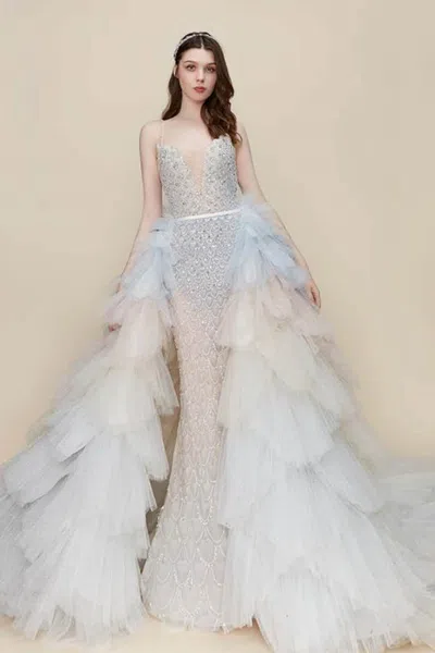 The Atelier Couture Porcha Gown In Ivory