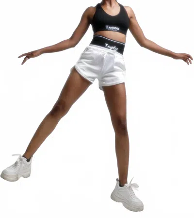 The Athletic Side Of Us Act Self Short Shorts In White