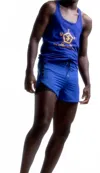The Athletic Side Of Us Active Self Shorts In Blue