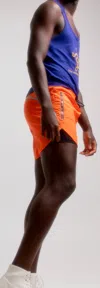 The Athletic Side Of Us Active Self Shorts In Orange In Orange