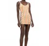 The Athletic Side Of Us Ade Act- Self Dress In Multicolored Stripe