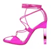 The-attico The Attico Sandals Fuchsia In Fucsia Vivaci