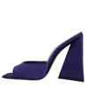 The-attico The Attico Sandals Purple In Viola Scuri