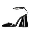 The-attico The Attico With Heel Black In Nero Neri E Grigi